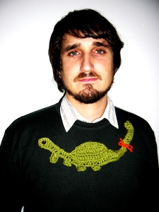 The Brontosaurus applique crochet 