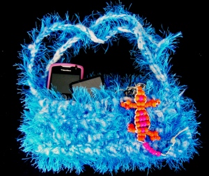 crochet girls tote